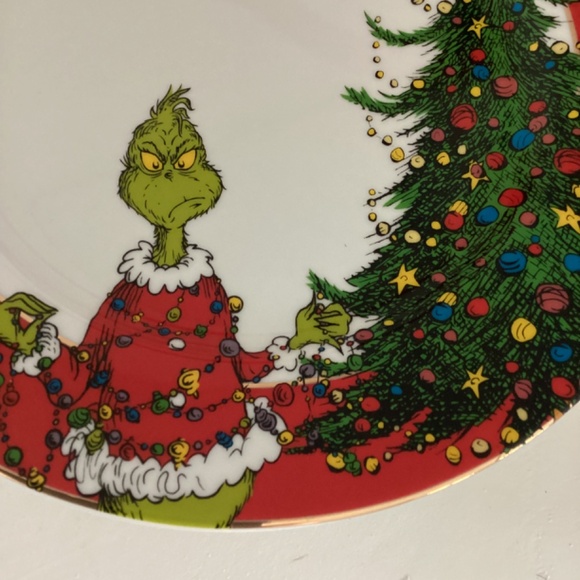 NEW How Grinch Stole Christmas dinner plates pack of 4 - Picture 6 of 9